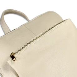 Toscanto Damen Cityrucksack Leder Tasche beige OTT610RC