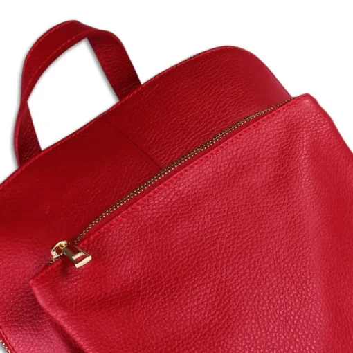 Toscanto Damen Cityrucksack Leder Tasche rot OTT610RR