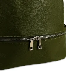 Toscanto Damen Cityrucksack Leder Tasche grün OTT612RG