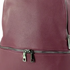 Toscanto Damen Cityrucksack Leder Tasche rosa OTT612RA