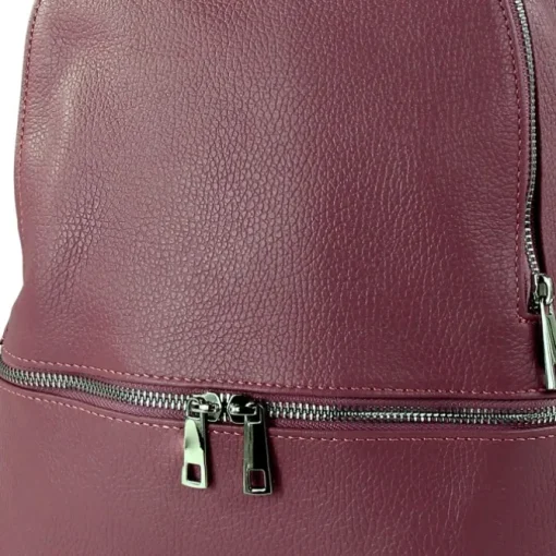 Toscanto Damen Cityrucksack Leder Tasche rosa OTT612RA