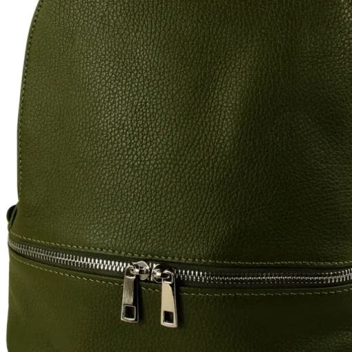 Toscanto Damen Cityrucksack Leder Tasche grün OTT612RG