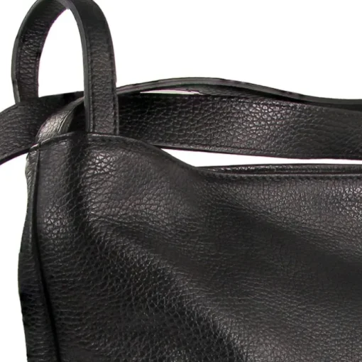 Toscanto Damen Cityrucksack Leder Tasche schwarz OTTM108SS