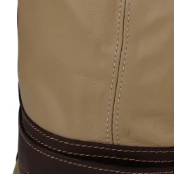 Toscanto Damen Cityrucksack Leder Tasche braun taupe OTT104SC