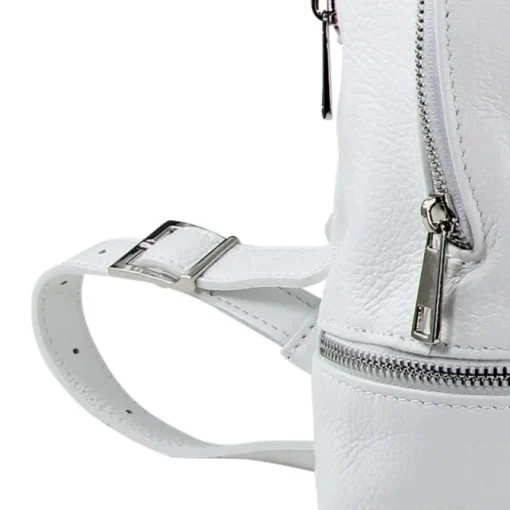 Toscanto Damen Cityrucksack Leder Tasche weiß OTT612RW