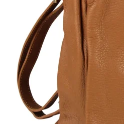 Toscanto Damen Cityrucksack Leder Tasche tan hellbraun OTT610RN