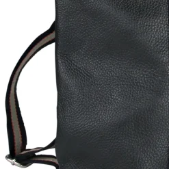 Toscanto Damen Cityrucksack Leder Canvas Tasche schwarz blau beige OTT609RS