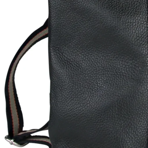 Toscanto Damen Cityrucksack Leder Canvas Tasche schwarz blau beige OTT609RS