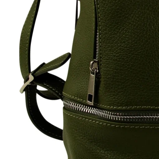 Toscanto Damen Cityrucksack Leder Tasche grün OTT612RG