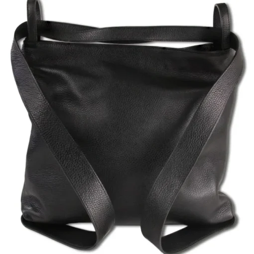 Toscanto Damen Cityrucksack Leder Tasche schwarz OTTM108SS