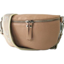 Toscanto Damen Gürteltasche Leder Tasche rosa OTT807BA