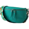 Toscanto Damen Gürteltasche Leder Tasche türkis OTT807BT