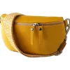 Toscanto Damen Gürteltasche Leder Tasche gelb OTT807BY