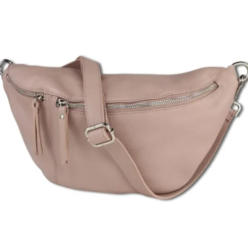 Toscanto Damen Gürteltasche Leder Tasche rosa OTT820BA