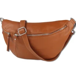 Toscanto Damen Gürteltasche Leder Tasche braun tan OTT820BC