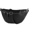 Toscanto Damen Gürteltasche Leder Tasche schwarz OTT820BS