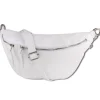 Toscanto Damen Gürteltasche Leder Tasche weiß OTT820BW