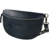 Toscanto Damen Gürteltasche Leder Tasche dunkelblau OTT825BB