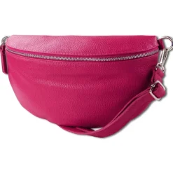 Toscanto Damen Gürteltasche Leder Tasche pink OTT825BP