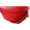 Toscanto Damen Gürteltasche Leder Tasche rot OTT825BR