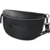 Toscanto Damen Gürteltasche Leder Tasche schwarz OTT825BS