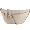 Toscanto Damen Gürteltasche Leder Tasche beige OTT820BI