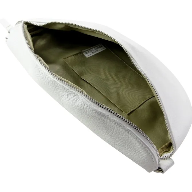 Toscanto Damen Gürteltasche Leder Tasche weiß OTT825BW