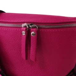 Toscanto Damen Gürteltasche Leder Tasche pink OTT807BP