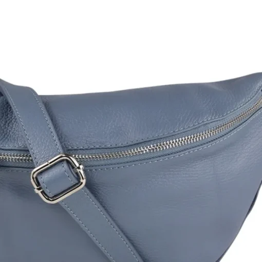 Toscanto Damen Gürteltasche Leder Tasche blau OTT820BF