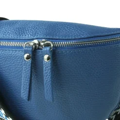 Toscanto Damen Gürteltasche Leder Tasche blau OTT807BM