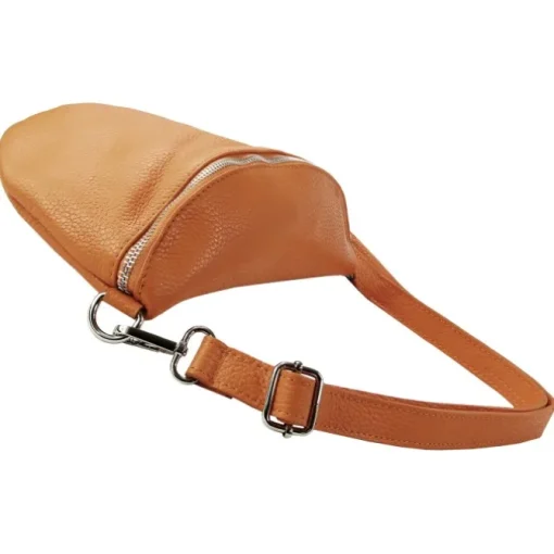 Toscanto Damen Gürteltasche Leder Tasche braun tan OTT825BC