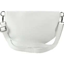 Toscanto Damen Gürteltasche Leder Tasche weiß OTT825BW