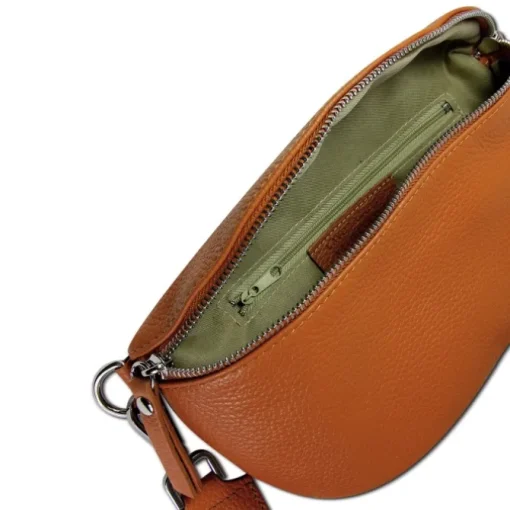 Toscanto Damen Gürteltasche Leder Tasche braun tan OTT807BC