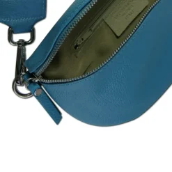 Toscanto Damen Gürteltasche Leder Tasche blau OTT807BF