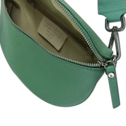 Toscanto Damen Gürteltasche Leder Tasche grün OTT807BL