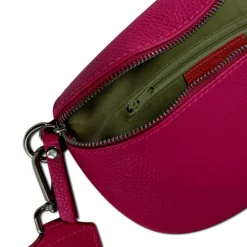 Toscanto Damen Gürteltasche Leder Tasche pink OTT807BP
