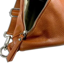 Toscanto Damen Gürteltasche Leder Tasche braun tan OTT820BC
