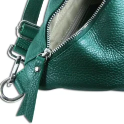 Toscanto Damen Gürteltasche Leder Tasche hellgrün OTT821BL