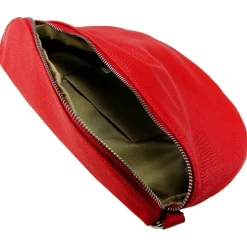 Toscanto Damen Gürteltasche Leder Tasche rot OTT825BR