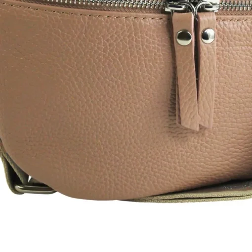 Toscanto Damen Gürteltasche Leder Tasche rosa OTT807BA