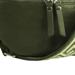 Toscanto Damen Gürteltasche Leder Tasche grün OTT807BG