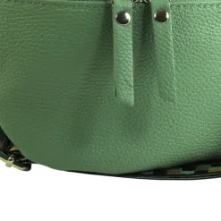 Toscanto Damen Gürteltasche Leder Tasche grün OTT807BL