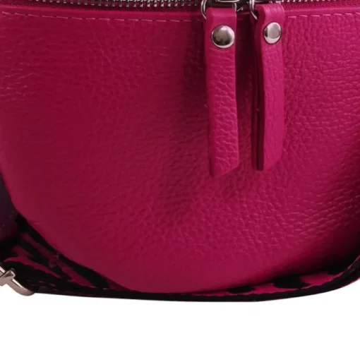 Toscanto Damen Gürteltasche Leder Tasche pink OTT807BP