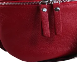 Toscanto Damen Gürteltasche Leder Tasche rot OTT807BR