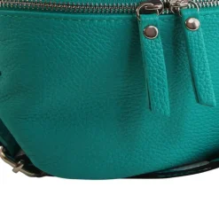 Toscanto Damen Gürteltasche Leder Tasche türkis OTT807BT