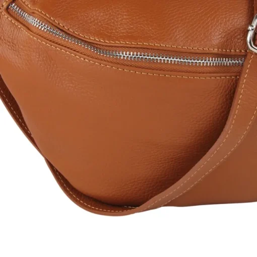 Toscanto Damen Gürteltasche Leder Tasche braun tan OTT820BC