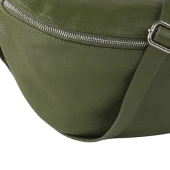 Toscanto Damen Gürteltasche Leder Tasche grün OTT820BG