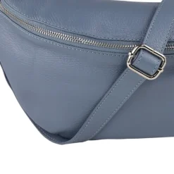 Toscanto Damen Gürteltasche Leder Tasche blau OTT820BF