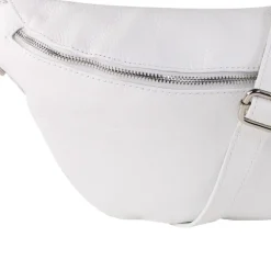 Toscanto Damen Gürteltasche Leder Tasche weiß OTT820BW