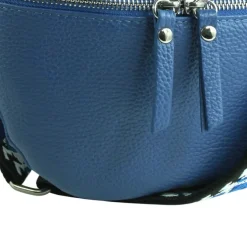 Toscanto Damen Gürteltasche Leder Tasche blau OTT807BM